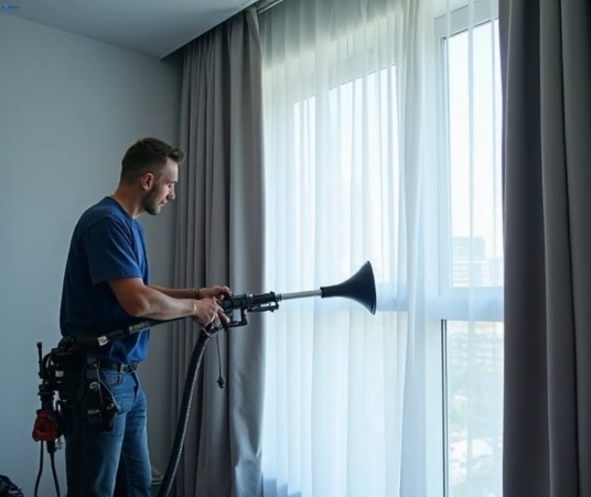 Professional drapes cleaning process tools Matty Curtain Cleaning attwood-vic