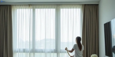 Delicate sheer drape cleaning attwood-vic Matty Curtain Cleaning